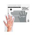 EUROSTIL PLASTICO GUANTES DESECHABLES CAJA 100UN E