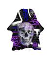 EUROSTIL PURPLE SKULL CAPA CON CUELLO DE NEOPRENO