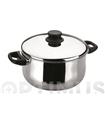 OLLA CON TAPA INOX GARINOX 22CM