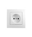 ENCHUFE BIPOLAR SIN T/T BLANCO SERIE 15