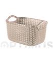 CESTA RECTANGULAR KNIT XS ARENA 3 L