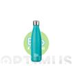 BOTELLA TERMO INOX TURQUESA 500 ML