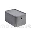 CAJA  BETON RECTANGULAR S 4L GRIS CEMENTO