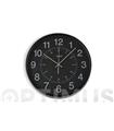 RELOJ PARED REDONDO Ø37,8 CM - NEGRO