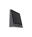 APLIQUE SOLAR RAKSA 1000LM 4000K 5.2W NEGRO IP54