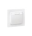 BASE ENCHUFE MONOBLOC IP44 SCHUKO TT BLANCO SERIE