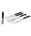 ACCESORIOS BARBACOA ACERO INOX 3 PIEZAS