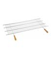 PARRILLA RECORTABLE ZINC MANGO MADERA 100X50 CM (C