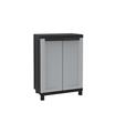 ARMARIO RESINA MEDIO 2 PUERTAS NEGRO GRIS TWIST BL