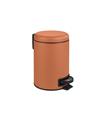 CUBO BAÑO CON PEDAL LEMAN TERRACOTA 3 L