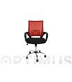 SILLON OFICINA COLORS ROJO