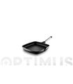 ASADOR PLANO ALUMINIO FUNDIDO MANGO INOX 27 CM