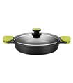 CAZUELA BAJA ALUMINIO FUNDIDO FOODIE 24 CM-INDUCCI