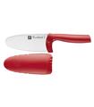 CUCHILLO INFANTIL SET CON PROTECTOR ROJO TWINNY KI