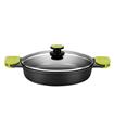 CAZUELA BAJA ALUMINIO FUNDIDO FOODIE  36 CM-INDUCC