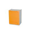 CONTENEDOR BASURA SELECTIVO NARANJA 34 X 29 X 47 C