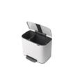 CUBO BO PEDAL BIN BLANCO 11+23 L