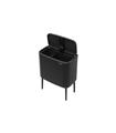 CUBO BO TOUCH BIN NEGRO MATE 11+23 L