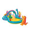 PISCINA HINCHABLE TOBOGAN DINOLAND 302 X 229 X 112