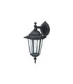 FAROL PARED DESCENDIENTE NEGRO IP44 E27 60W