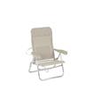 SILLA PLAYA 7 POSICIONES BEIGE