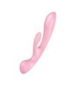 SATISFYER TRIPLE OH MULTI-VIBRADOR ROSA TESTER 1UN